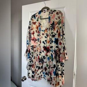 Alice + Olivia Floral Mini Dress - Multicolor